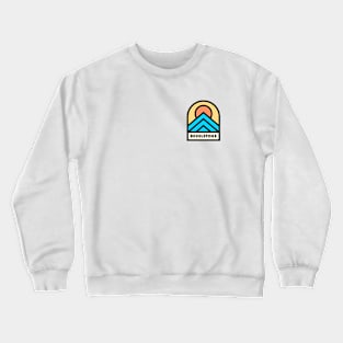 Revelstoke BC Retro Badge Crewneck Sweatshirt